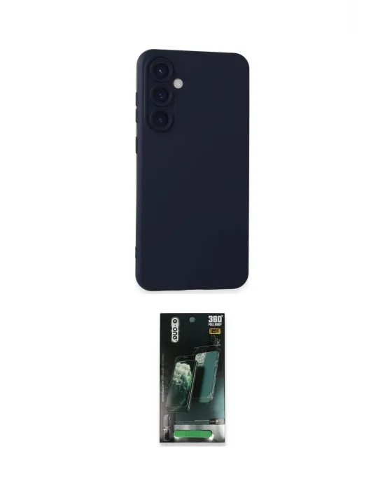 ieg™ Galaxy S24 Plus Kılıf Ahenk Serisi - Şeffaf 360 Full Body Arka Koruyucu