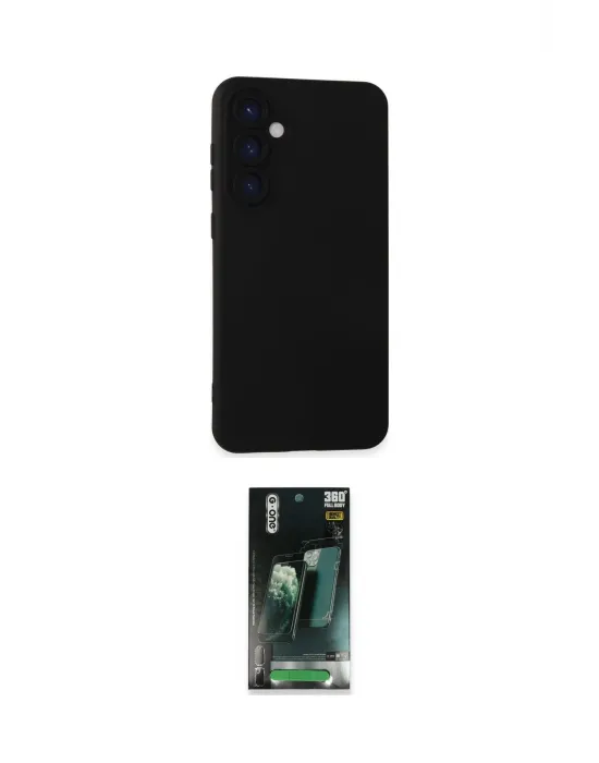 ieg™ Galaxy S24 Plus Kılıf Ahenk Serisi - Şeffaf 360 Full Body Arka Koruyucu