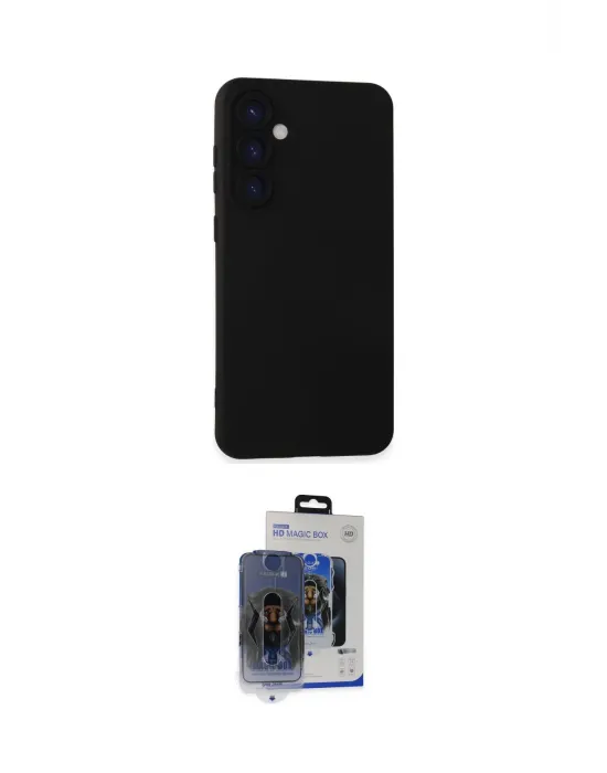 ieg™ Galaxy S24 Plus Kılıf Ahenk Serisi - Siyah Vanessa Magic Cam