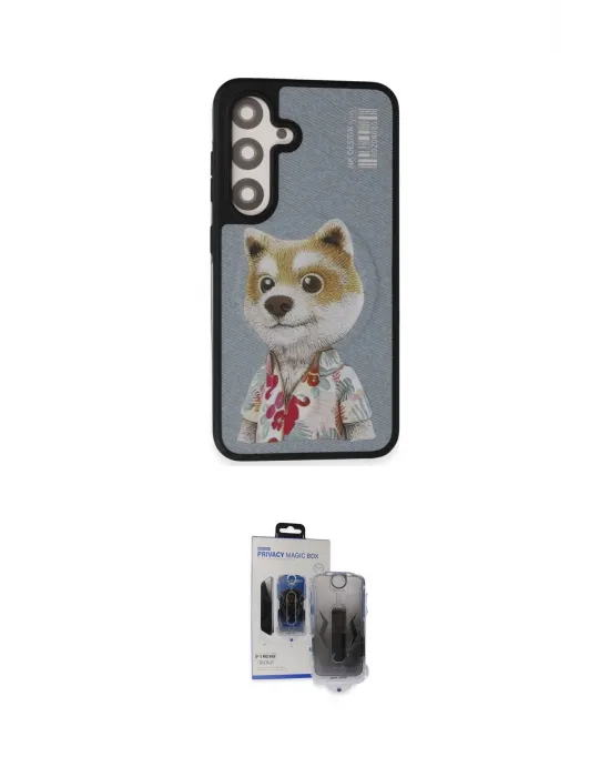 ieg™ Galaxy S24 Plus Kılıf Siluet Modern Özel Seri - Siyah Vanessa Magic Hayalet Cam
