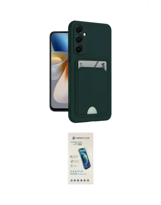 ieg™ Galaxy S24 Plus Kılıf Vadi Çizgi Prime - Şeffaf Pasifik Cam Ekran Koruyucu