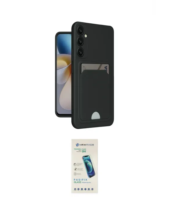 ieg™ Galaxy S24 Plus Kılıf Vadi Çizgi Prime - Şeffaf Pasifik Cam Ekran Koruyucu