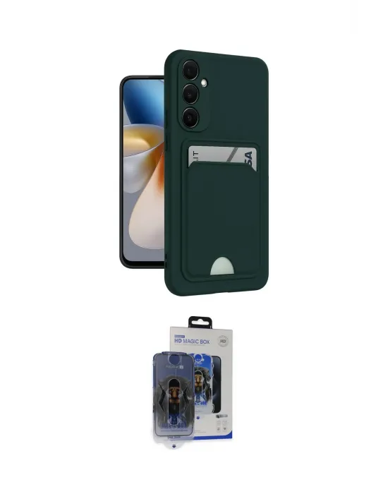 ieg™ Galaxy S24 Plus Kılıf Vadi Çizgi Prime - Siyah Vanessa Magic Cam