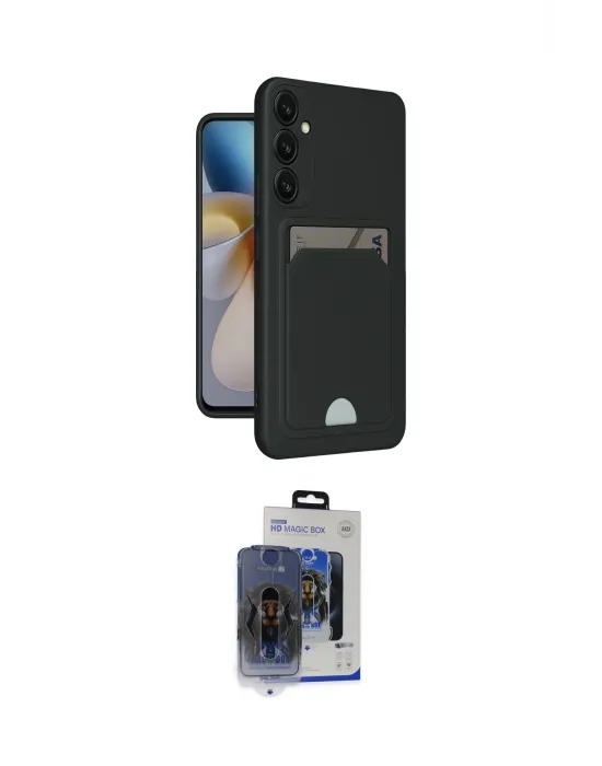 ieg™ Galaxy S24 Plus Kılıf Vadi Çizgi Prime - Siyah Vanessa Magic Cam