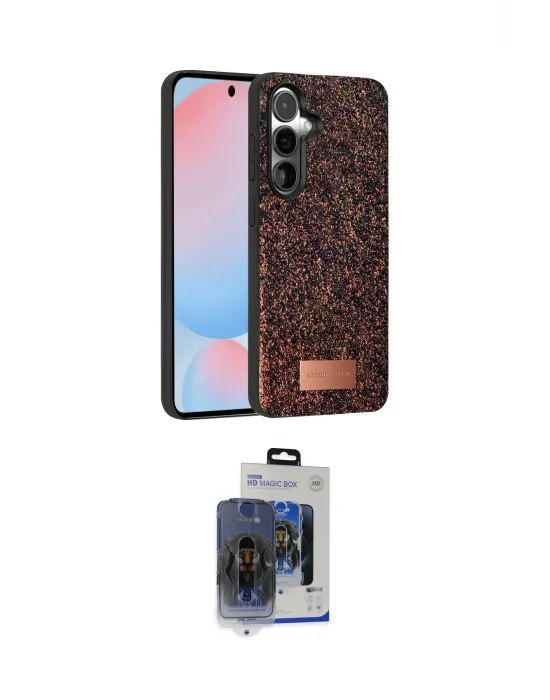 ieg™ Galaxy S24 Plus Kılıf Vadi Klasik Serisi - Siyah Vanessa Magic Cam
