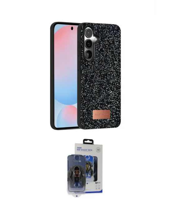 ieg™ Galaxy S24 Plus Kılıf Vadi Klasik Serisi - Siyah Vanessa Magic Cam