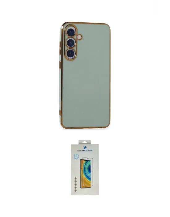 ieg™ Galaxy S24 Plus Kılıf Yankı Serisi - Siyah Polymer Nano Ekran Koruyucu