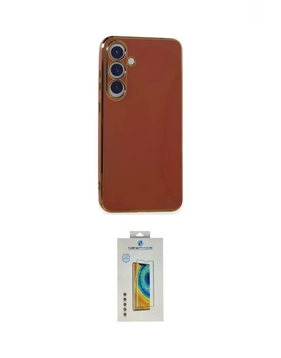 ieg™ Galaxy S24 Plus Kılıf Yankı Serisi - Siyah Polymer Nano Ekran Koruyucu