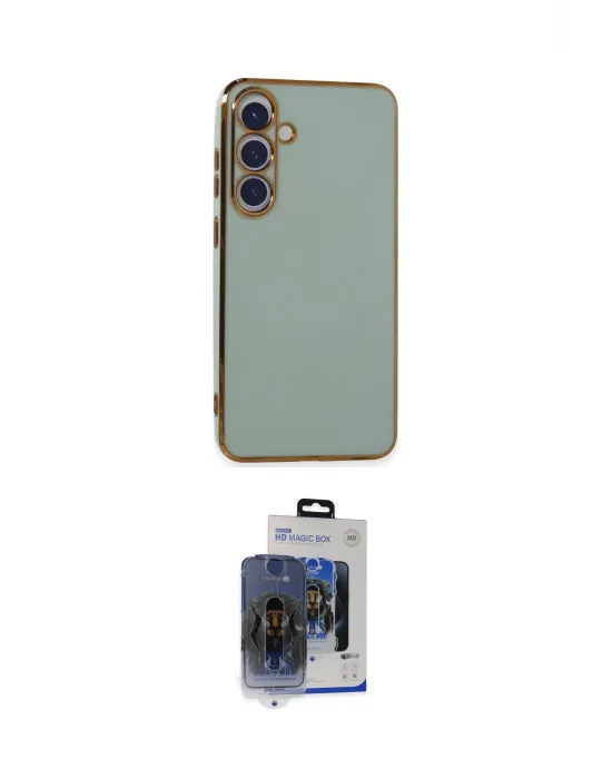 ieg™ Galaxy S24 Plus Kılıf Yankı Serisi - Siyah Vanessa Magic Cam