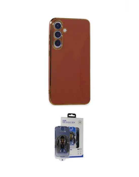 ieg™ Galaxy S24 Plus Kılıf Yankı Serisi - Siyah Vanessa Magic Cam