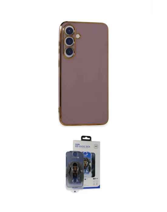 ieg™ Galaxy S24 Plus Kılıf Yankı Serisi - Siyah Vanessa Magic Cam