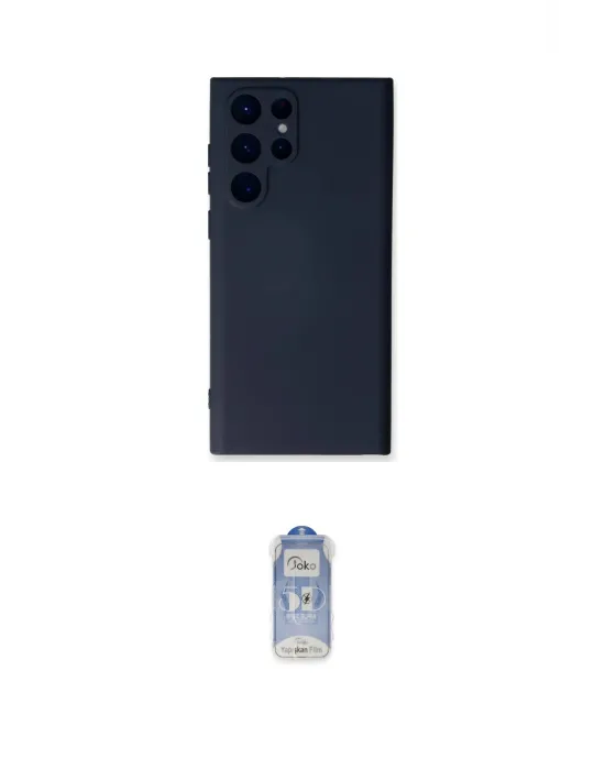 ieg™ Galaxy S24 Ultra Kılıf Ahenk Serisi - Siyah Joko Magic 5D Cam