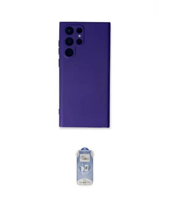 ieg™ Galaxy S24 Ultra Kılıf Ahenk Serisi - Siyah Joko Magic 5D Cam