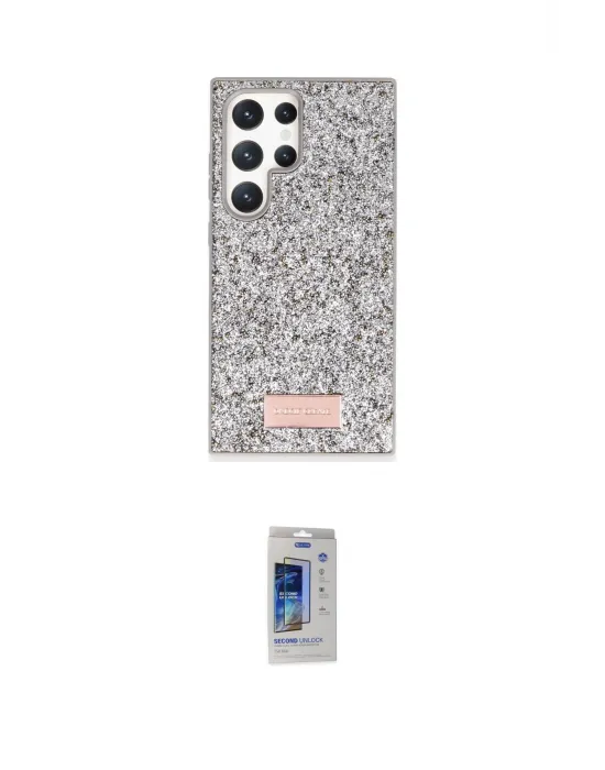 ieg™ Galaxy S24 Ultra Kılıf Vadi Klasik Serisi - Siyah Durable Full Glue Curved Cam
