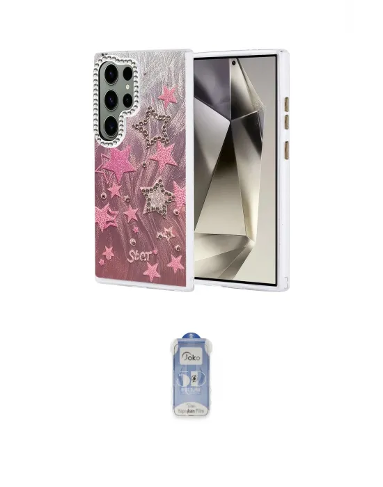 ieg™ Galaxy S24 Ultra Kılıf Zirve Modern Prime - Siyah Joko Magic 5D Cam