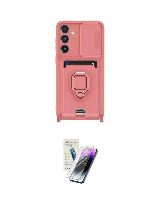 ieg™ Galaxy S25 Plus Kılıf Vadi Form Prime - Şeffaf Pasifik Cam Ekran Koruyucu