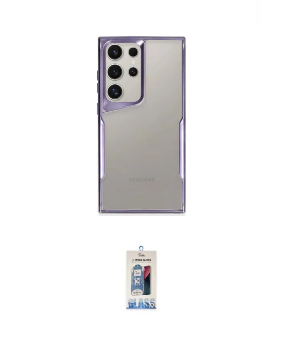 ieg™ Galaxy S25 Ultra Kılıf Akış Çizgi Koleksiyonu - Siyah Joko Magic 5D Cam