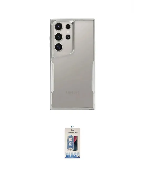 ieg™ Galaxy S25 Ultra Kılıf Akış Çizgi Koleksiyonu - Siyah Joko Magic 5D Cam
