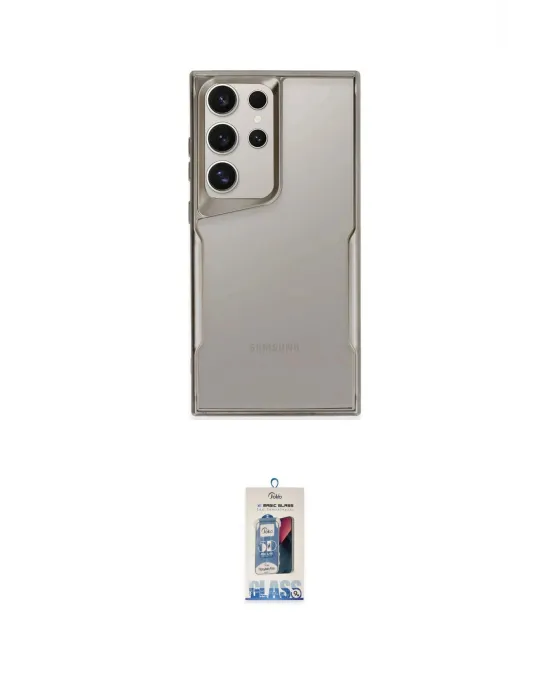 ieg™ Galaxy S25 Ultra Kılıf Akış Çizgi Koleksiyonu - Siyah Joko Magic 5D Cam