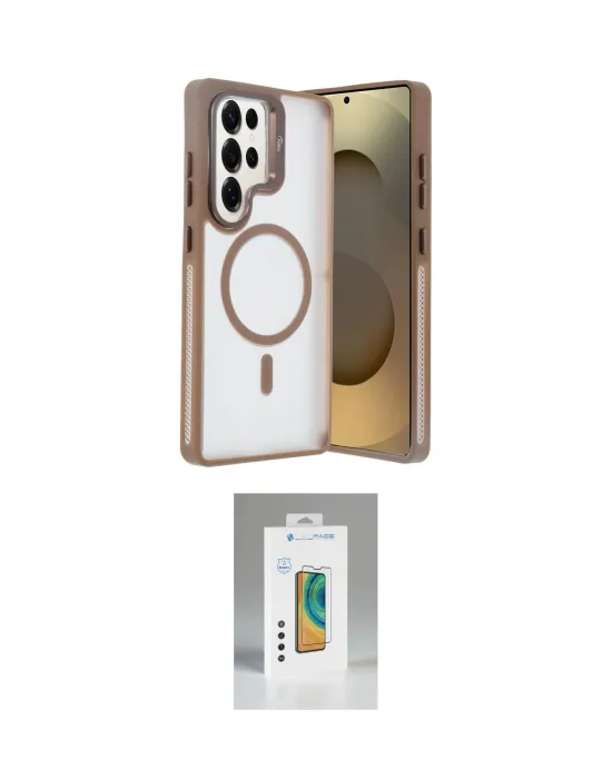 ieg™ Galaxy S25 Ultra Kılıf Akış Form - Şeffaf Polymer Nano Ekran Koruyucu