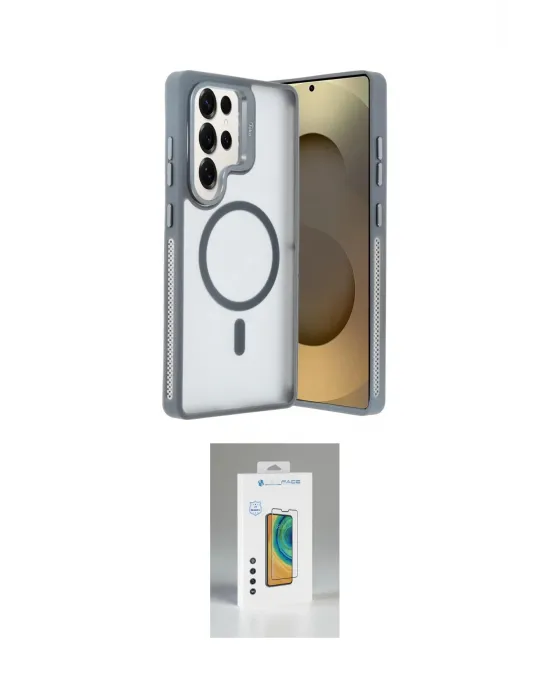 ieg™ Galaxy S25 Ultra Kılıf Akış Form - Şeffaf Polymer Nano Ekran Koruyucu