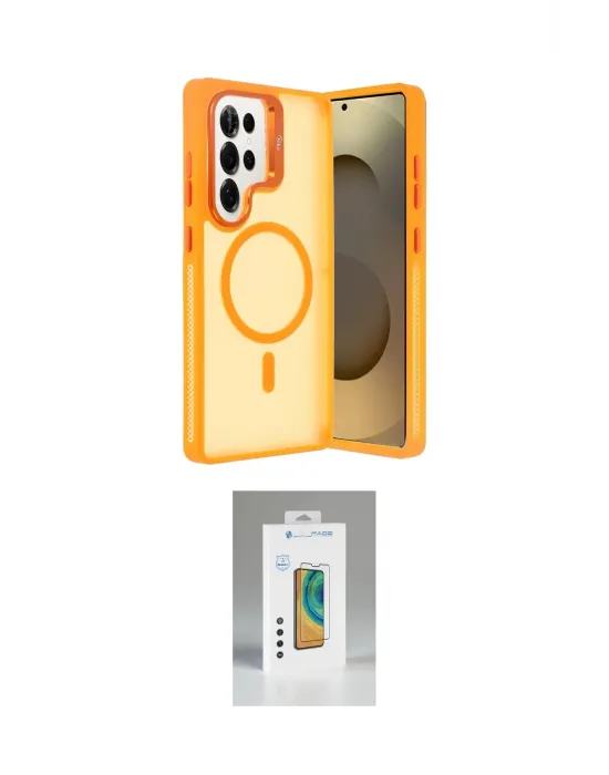 ieg™ Galaxy S25 Ultra Kılıf Akış Form - Şeffaf Polymer Nano Ekran Koruyucu