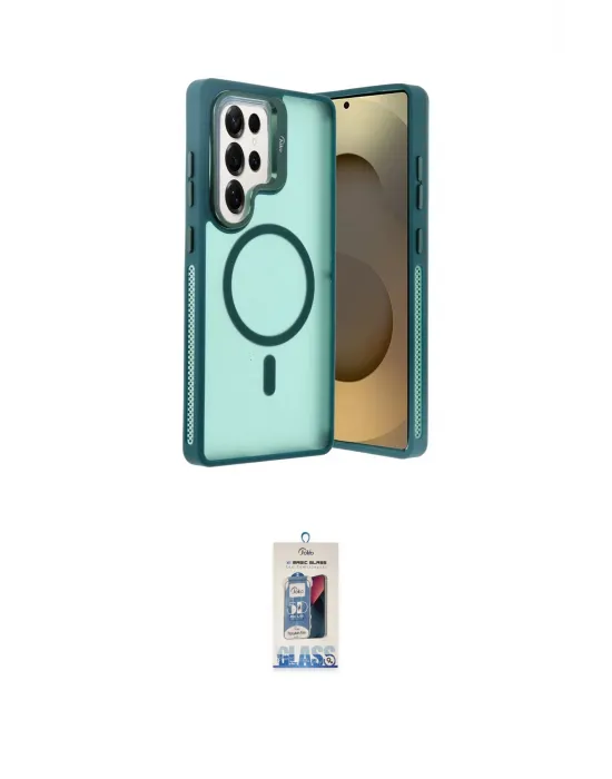 ieg™ Galaxy S25 Ultra Kılıf Akış Form - Siyah Joko Magic 5D Cam