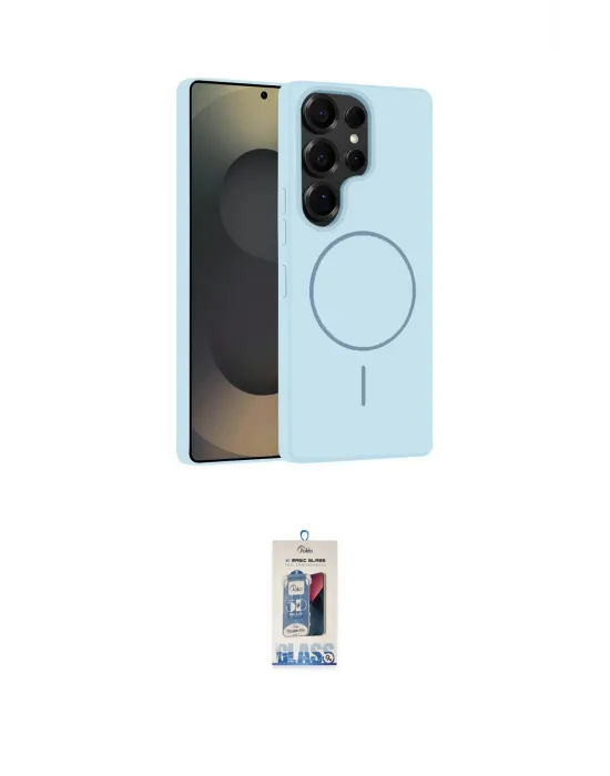 ieg™ Galaxy S25 Ultra Kılıf Yankı Form Serisi - Siyah Joko Magic 5D Cam