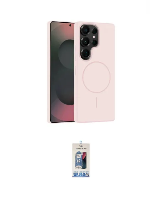 ieg™ Galaxy S25 Ultra Kılıf Yankı Form Serisi - Siyah Joko Magic 5D Cam