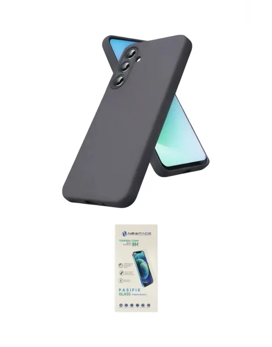 ieg™ Galaxy S26 Kılıf Ahenk Serisi - Şeffaf Pasifik Cam Ekran Koruyucu