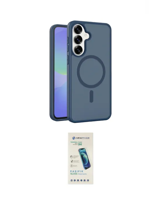 ieg™ Galaxy S26 Kılıf Siluet Minimal Prime - Şeffaf Pasifik Cam Ekran Koruyucu