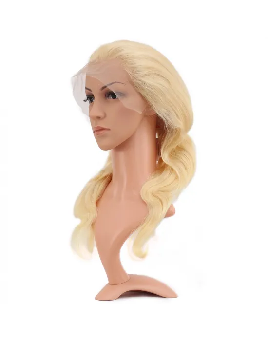 Gerçek Front Lace Dalgalı Platin Tül Peruk - 60-65cm