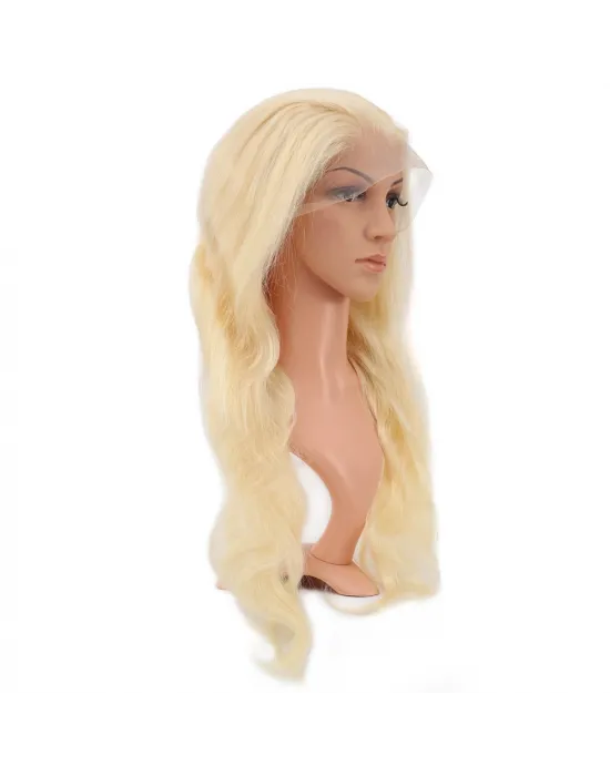 Gerçek Front Lace Dalgalı Platin Tül Peruk - 65-70cm