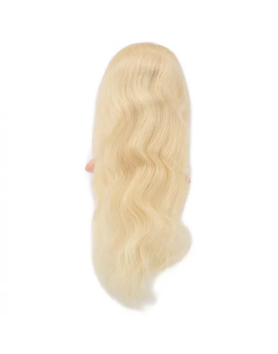 Gerçek Front Lace Dalgalı Platin Tül Peruk - 65-70cm