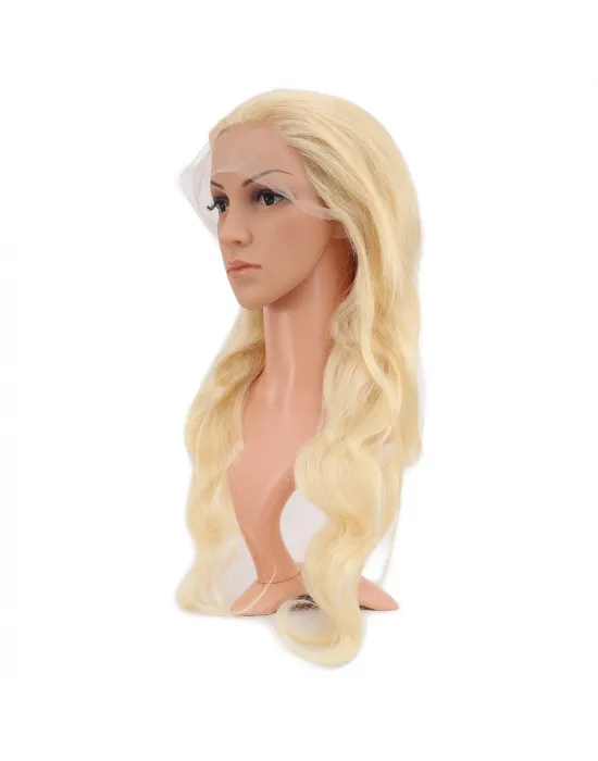 Gerçek Front Lace Dalgalı Platin Tül Peruk - 70-75cm