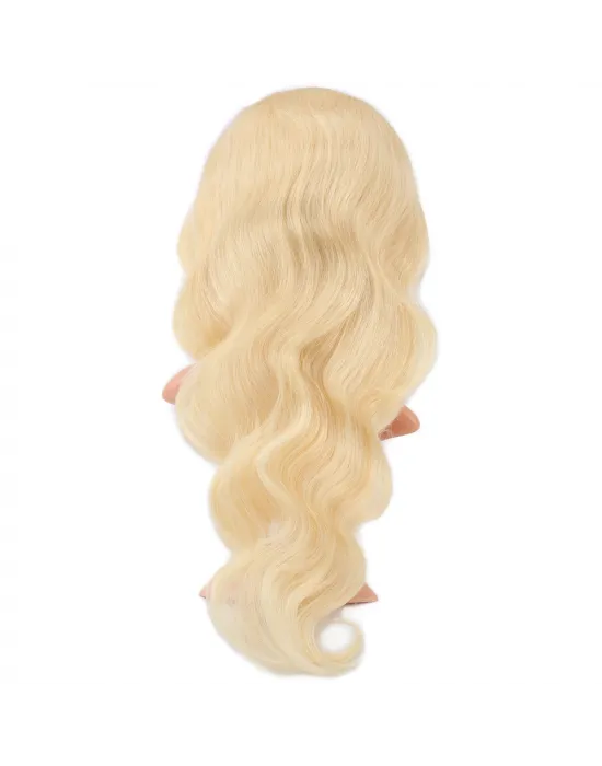 Gerçek Front Lace Dalgalı Platin Tül Peruk - 70-75cm
