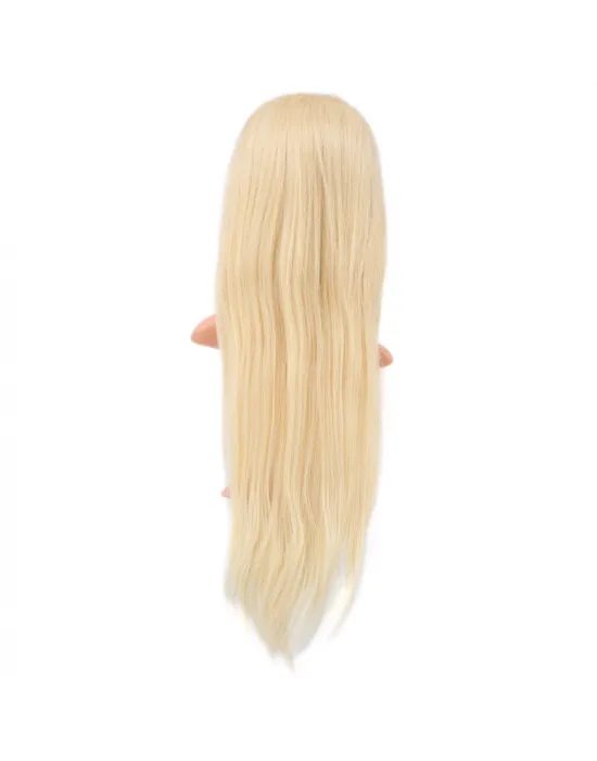 Gerçek Front Lace Düz Platin Tül Peruk - 65-70cm