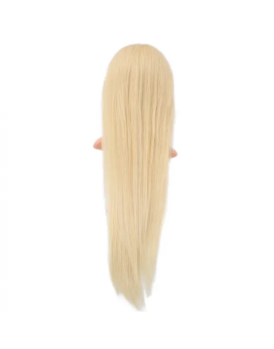 Gerçek Front Lace Düz Platin Tül Peruk - 80-85cm