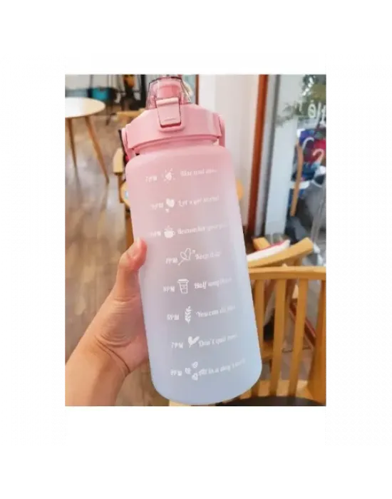 Günlük Motivasyon Su Matarası 2 Litre
