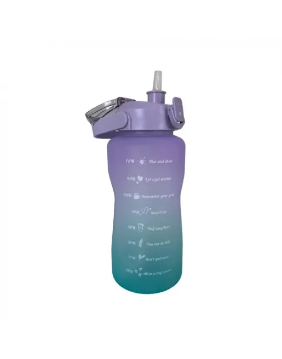 Günlük Motivasyon Su Matarası 2 Litre