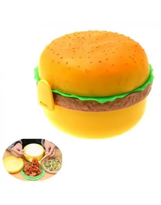 Hamburger Tasarımlı Beslenme Kabı