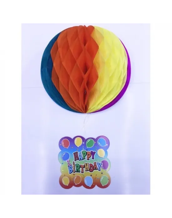 Happy Birthday Kağıt Süsü 55 cm