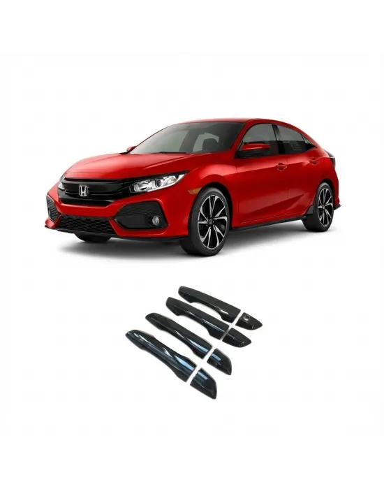Honda Civic FC5 2016 - 2021 Uyumlu Kapı Kolu Piyano Black