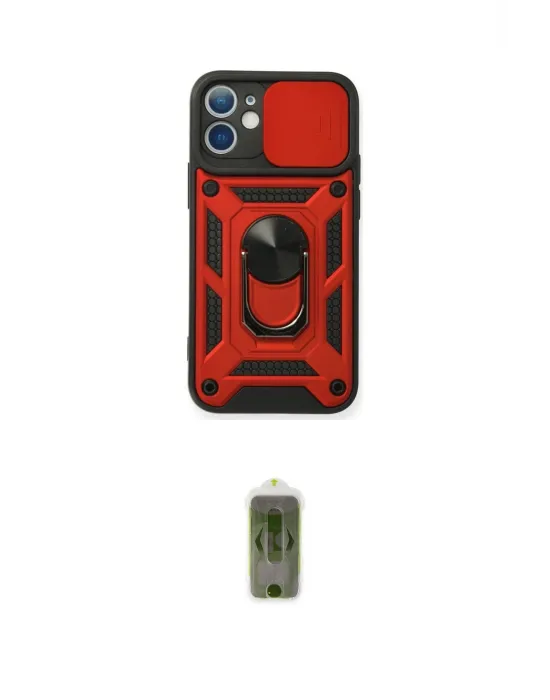 ieg™ iPhone 11 Kılıf Ahenk Klasik - Siyah Joko Magic 5D Hayalet Cam
