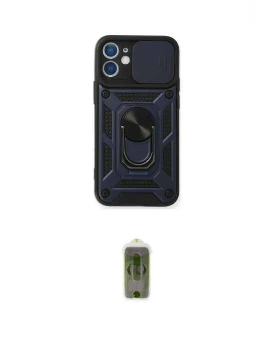 ieg™ iPhone 11 Kılıf Ahenk Klasik - Siyah Joko Magic 5D Hayalet Cam