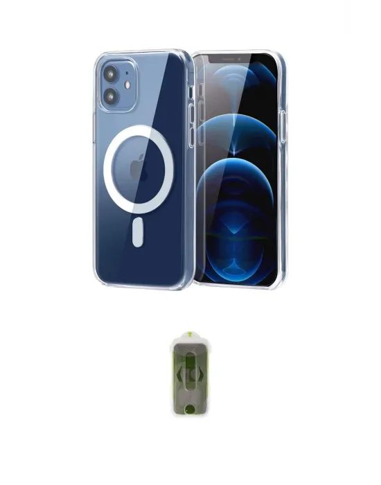ieg™ iPhone 11 Kılıf Ahenk Minimal Serisi - Siyah Joko Magic 5D Hayalet Cam