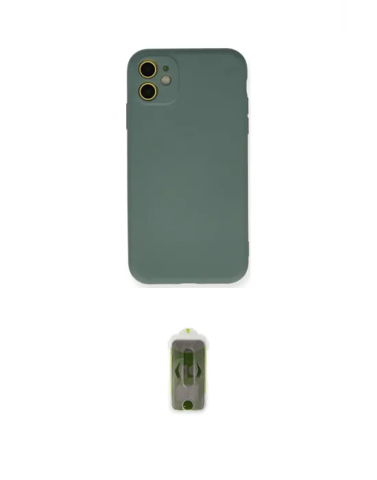 ieg™ iPhone 11 Kılıf Ahenk Serisi - Siyah Joko Magic 5D Hayalet Cam