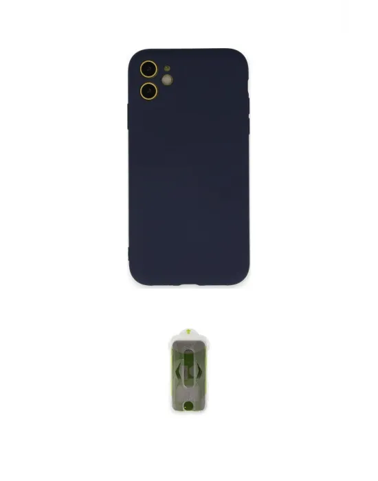 ieg™ iPhone 11 Kılıf Ahenk Serisi - Siyah Joko Magic 5D Hayalet Cam
