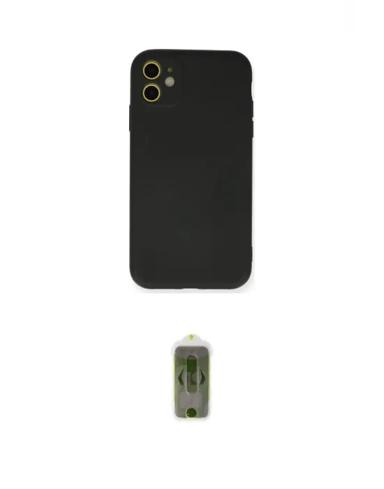 ieg™ iPhone 11 Kılıf Ahenk Serisi - Siyah Joko Magic 5D Hayalet Cam