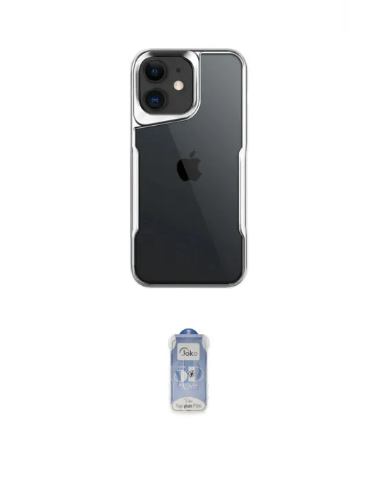 ieg™ iPhone 11 Kılıf Akış Çizgi Koleksiyonu - Siyah Joko Magic 5D Cam